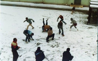 B Co Mortars Snowball Fight