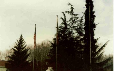 flags at caserme ederle hq